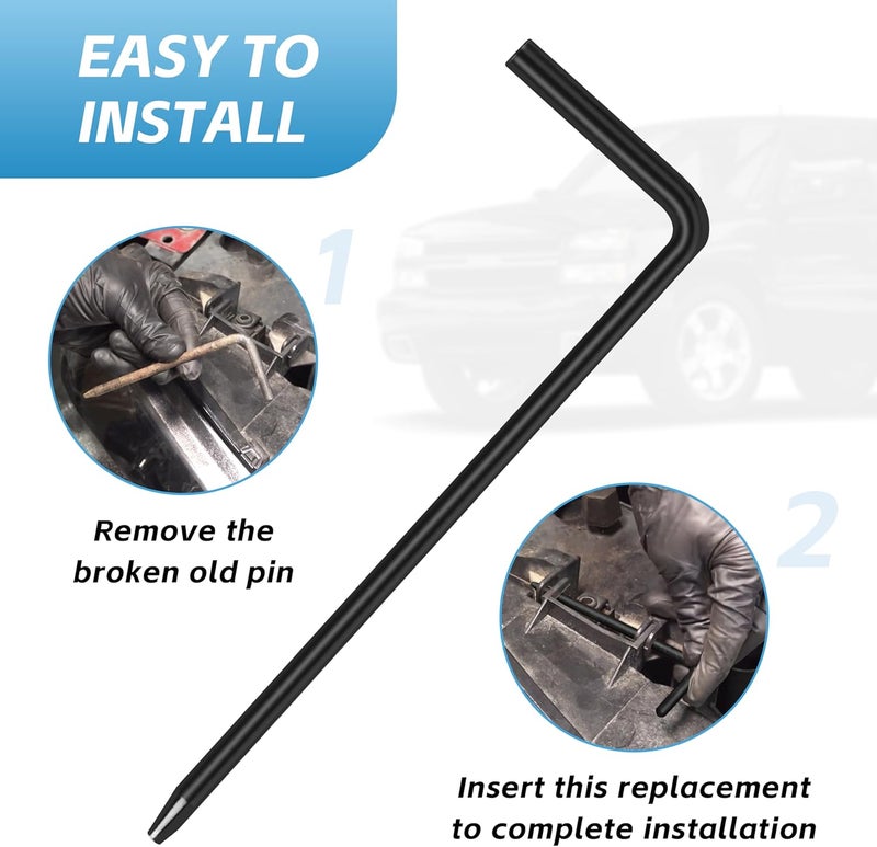 ascavs Headlight Retainer Pin for Silverado Sierra 1999-2007 and 42442 Headlight Mounting Retainer Bracket Support Pin 1 pack - Image 4